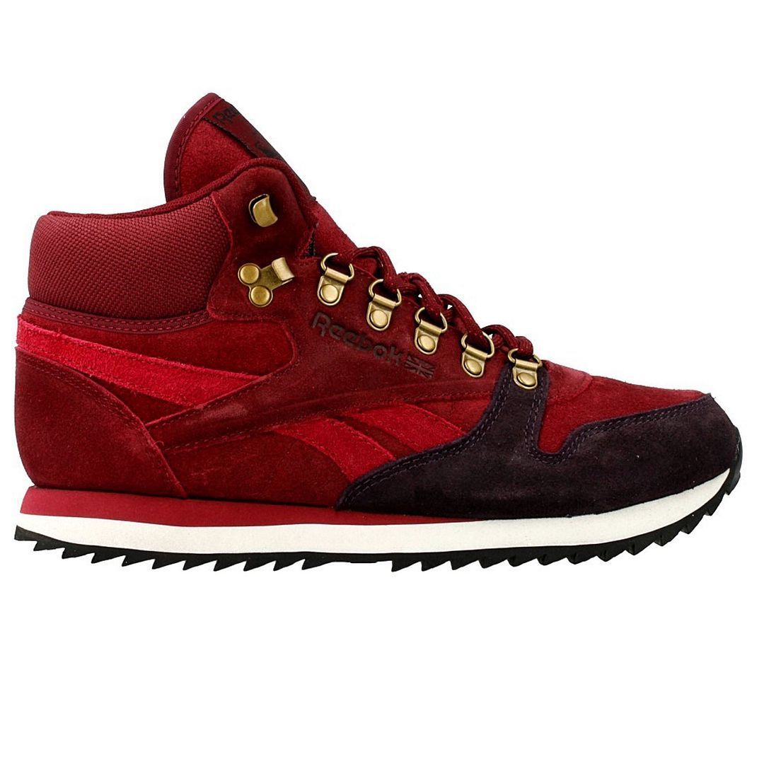 Mittelhohe Wildleder-Sneaker im Wanderstil