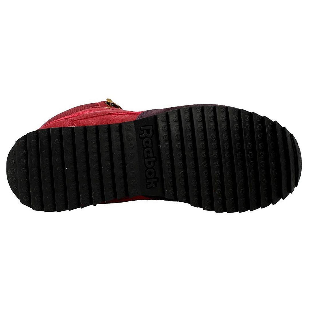 Mittelhohe Wildleder-Sneaker im Wanderstil