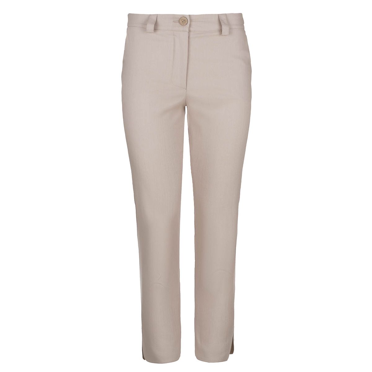 Cropped Hose aus Stretch-Denim