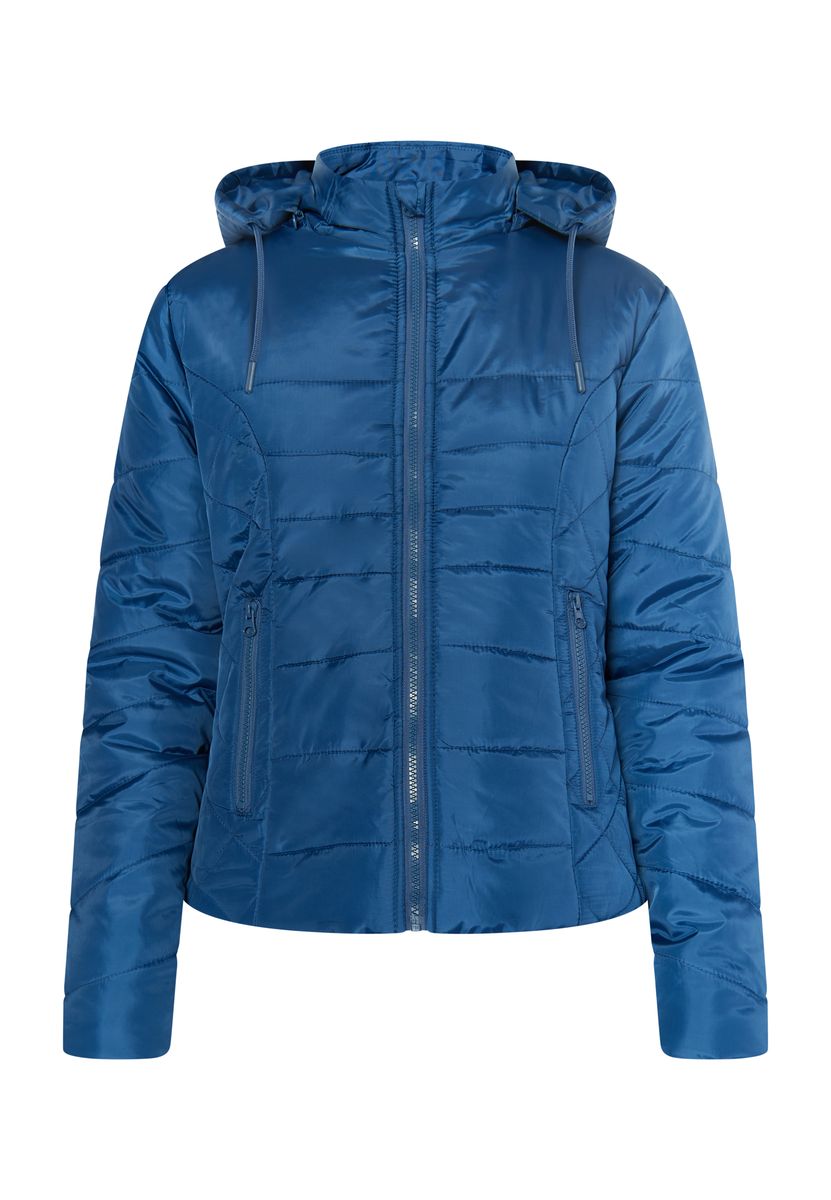 Leicht wattierte Steppjacke mit Kapuze