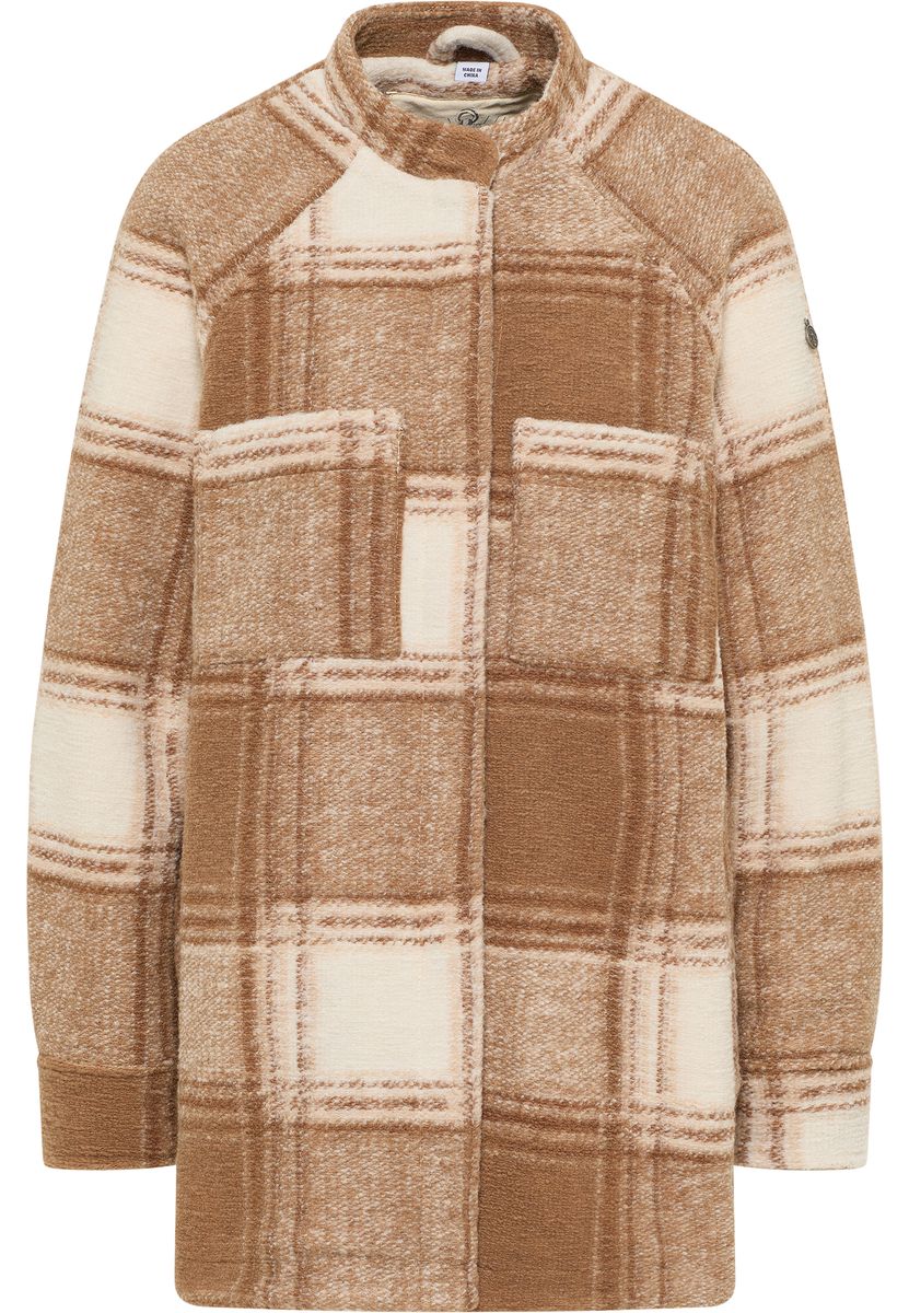 Übergangsjacke im Oversized-Karo-Look