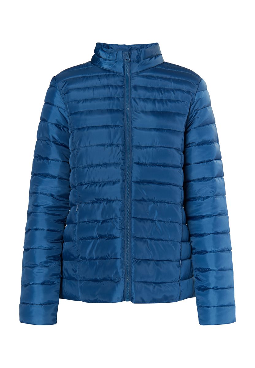 Gesteppte Übergangsjacke mit Glatt-Partie