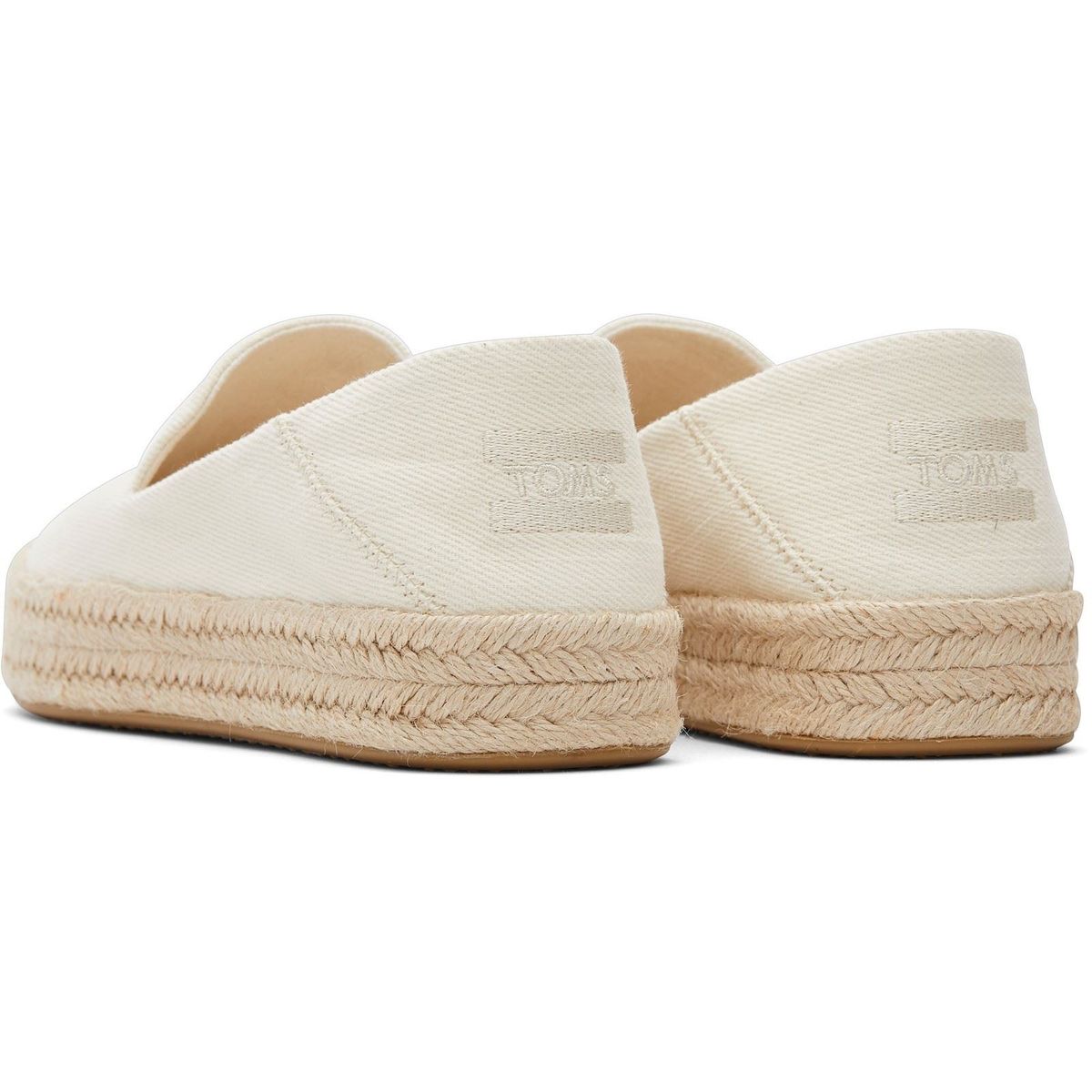 Elegante Plateau-Espadrilles aus Canvas