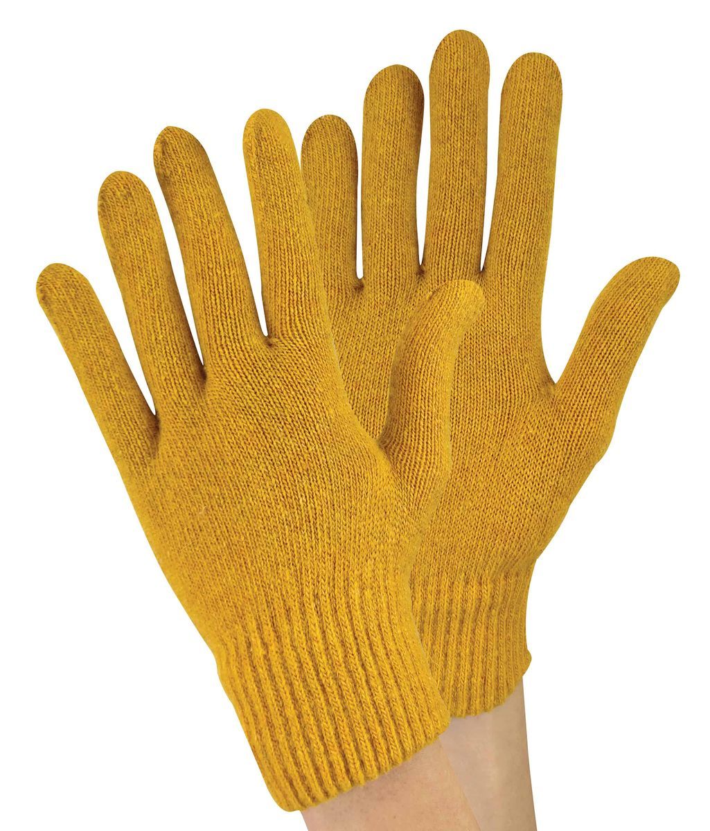 Feinstrick Thermohandschuhe mit Wollanteil