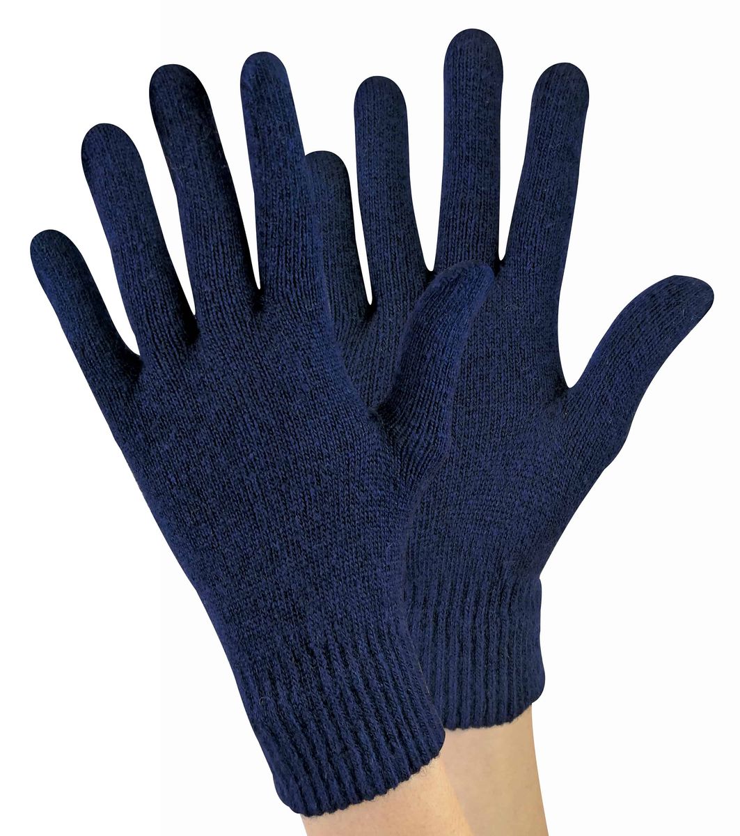 Feinstrick Thermohandschuhe mit Wollanteil