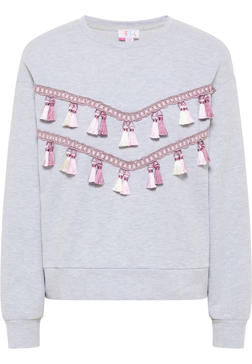 Boho-Sweatshirt mit Quastenverzierung