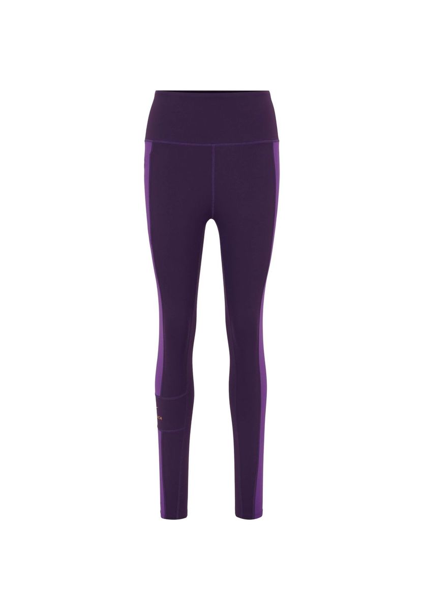 Hochtaillierte Sport-Leggings mit Farbeinsätzen
