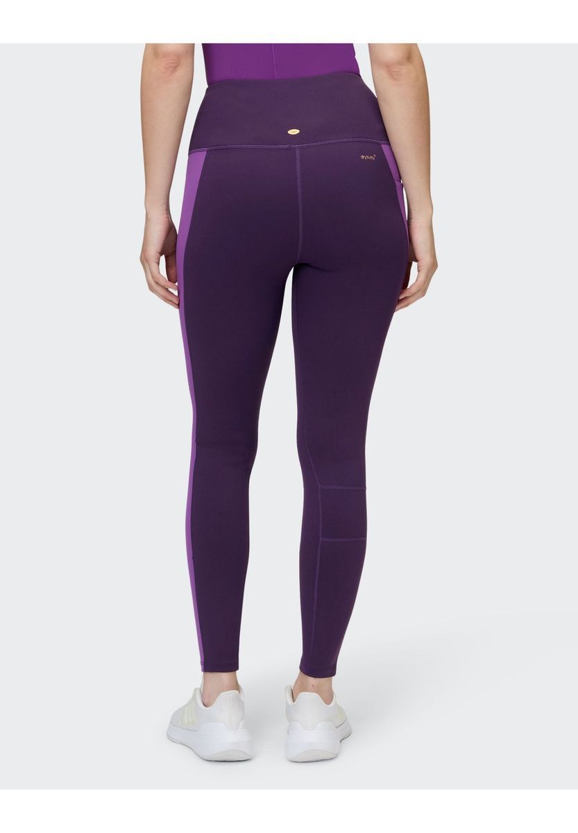 Hochtaillierte Sport-Leggings mit Farbeinsätzen