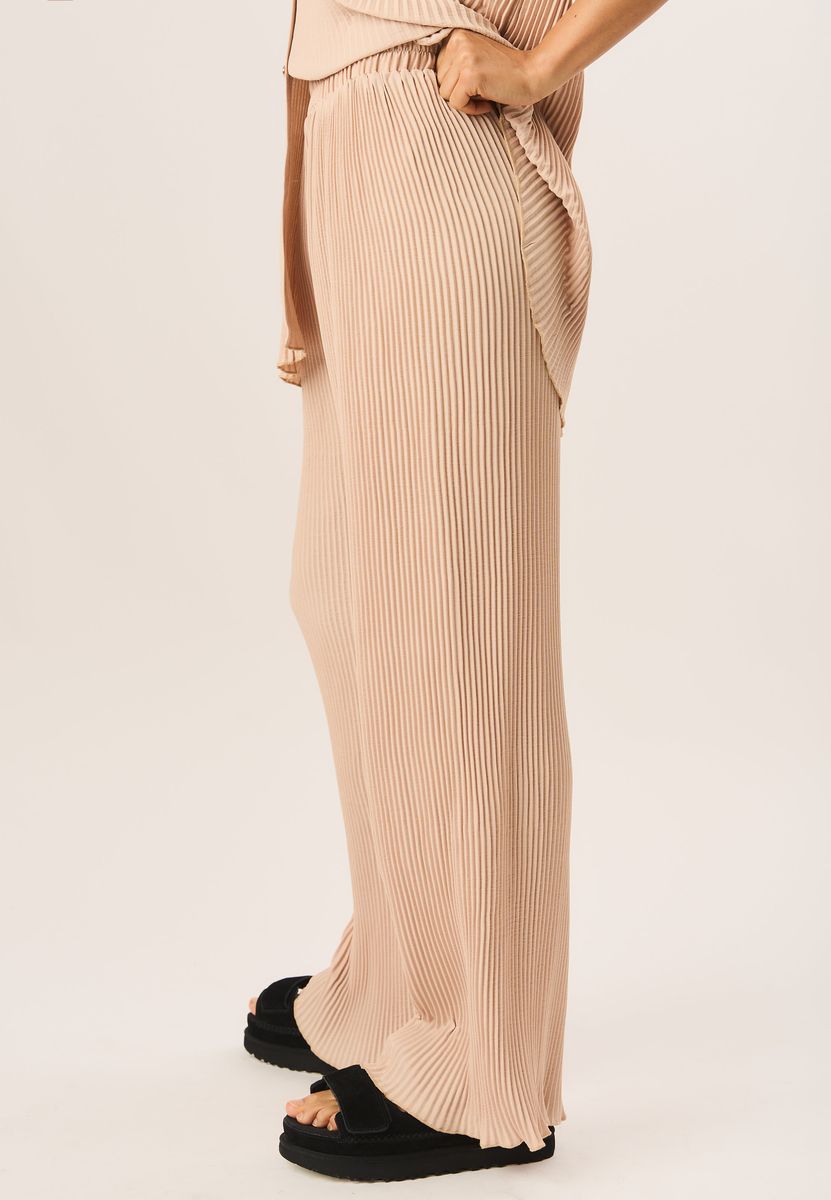 Weite Plissee-Hose für Loungewear