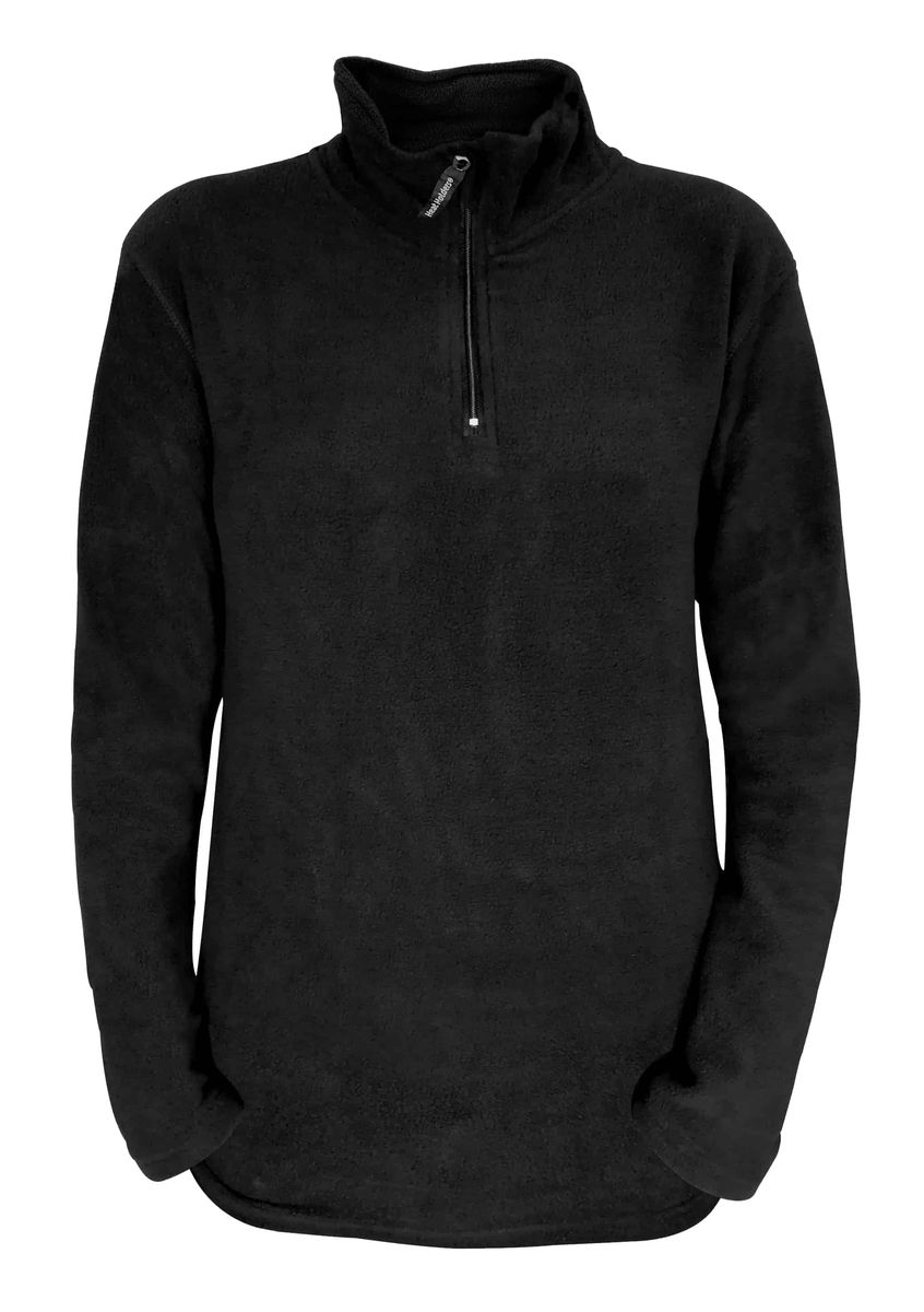 Thermo-Baselayer aus Mikrofleece mit Reißverschluss