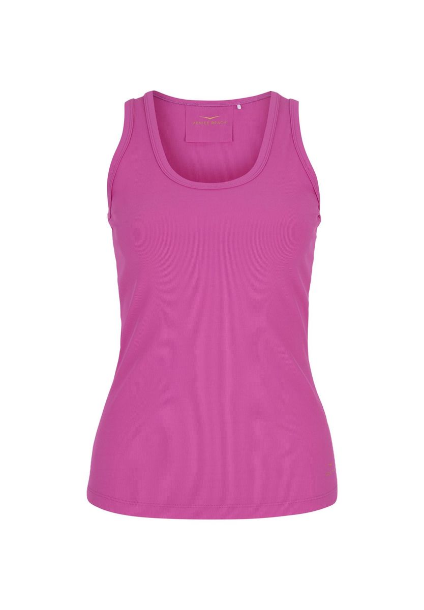 Geripptes Performance Racerback Tanktop