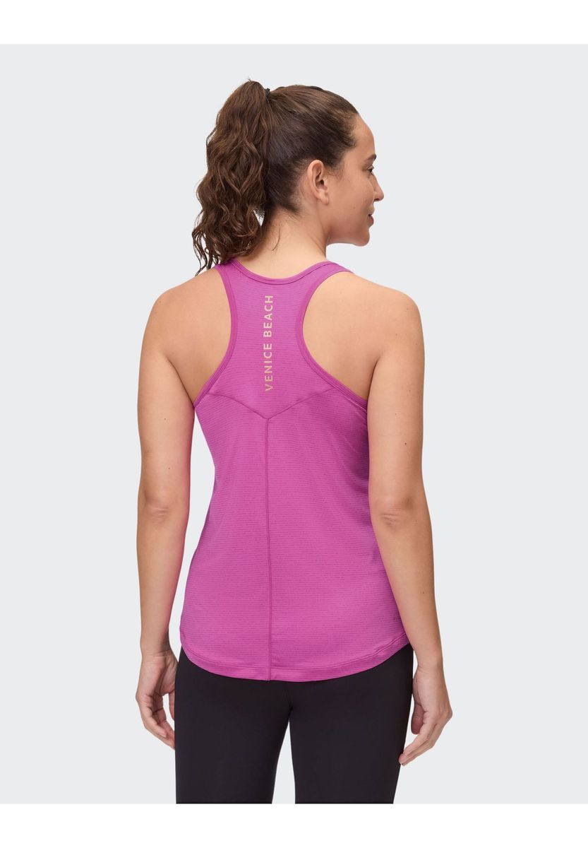 Geripptes Performance Racerback Tanktop