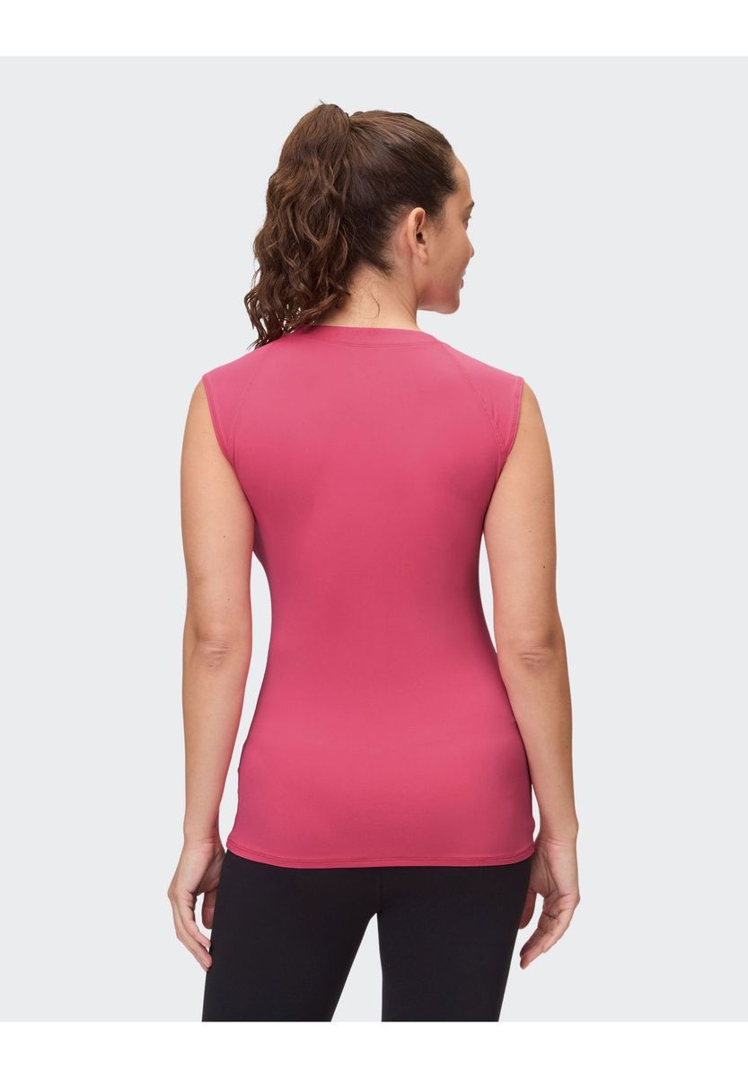 Funktionelles Sport-T-Shirt mit V-Ausschnitt