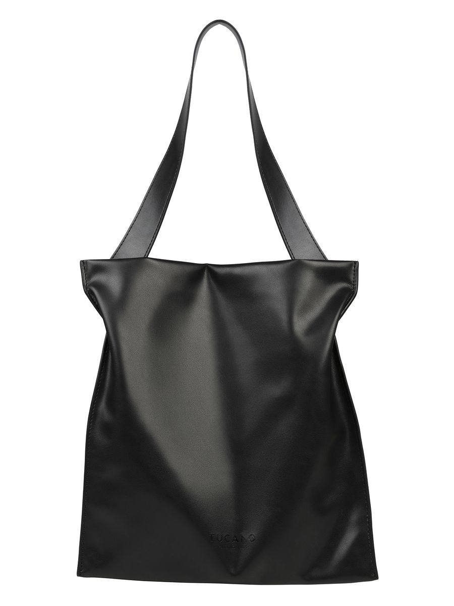 Minimalistische Schultertasche aus Kunstleder