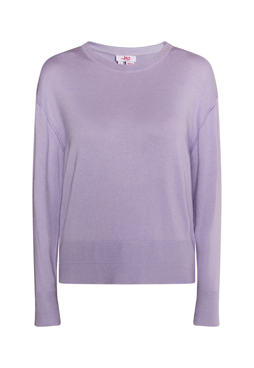 Lockerer Strickpullover mit Viskose-Anteil