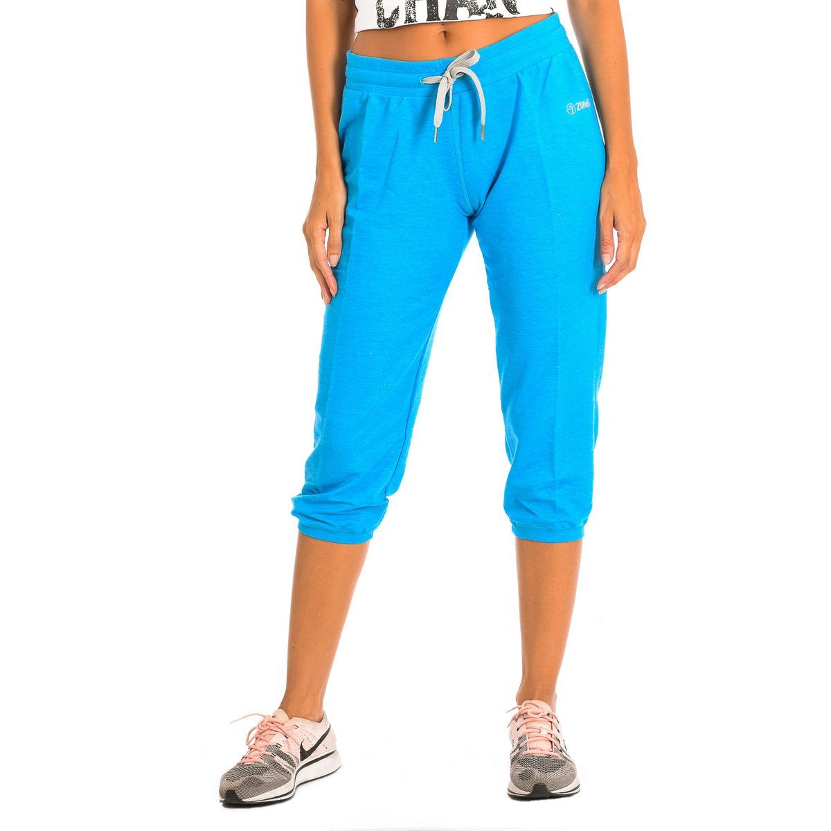 Verstellbare Capri-Jogginghose mit Kordelzug
