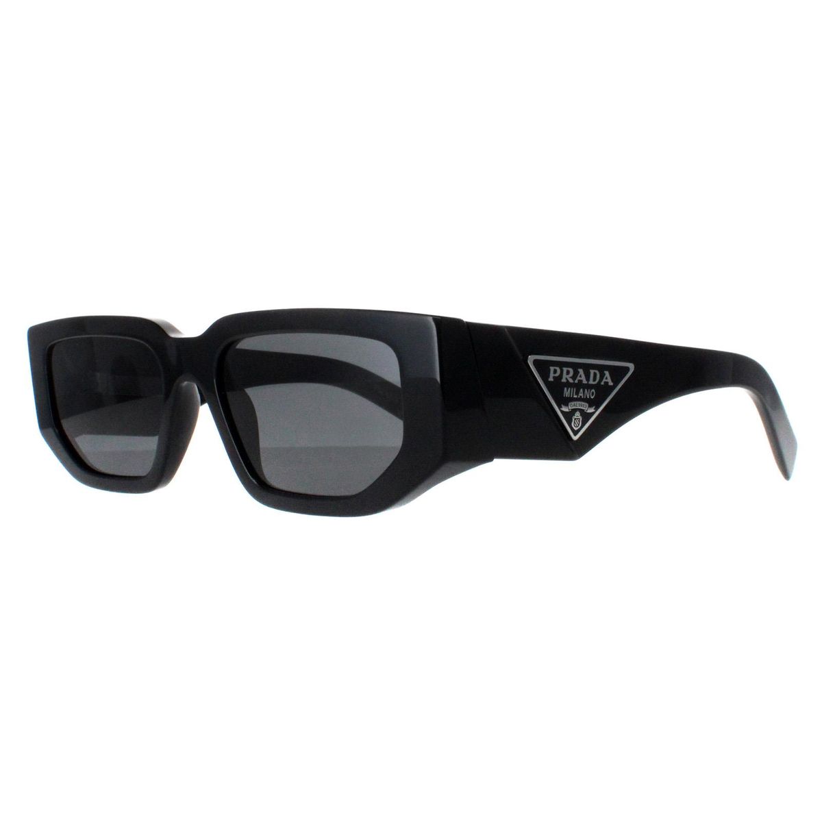 Schlanke rechteckige Acetat-Sonnenbrille