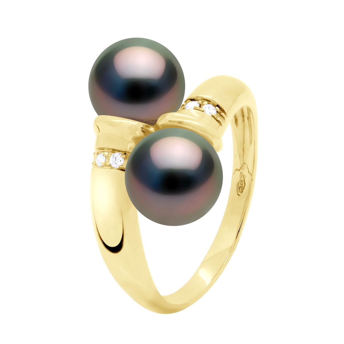 Eleganter You & Me Perlenring