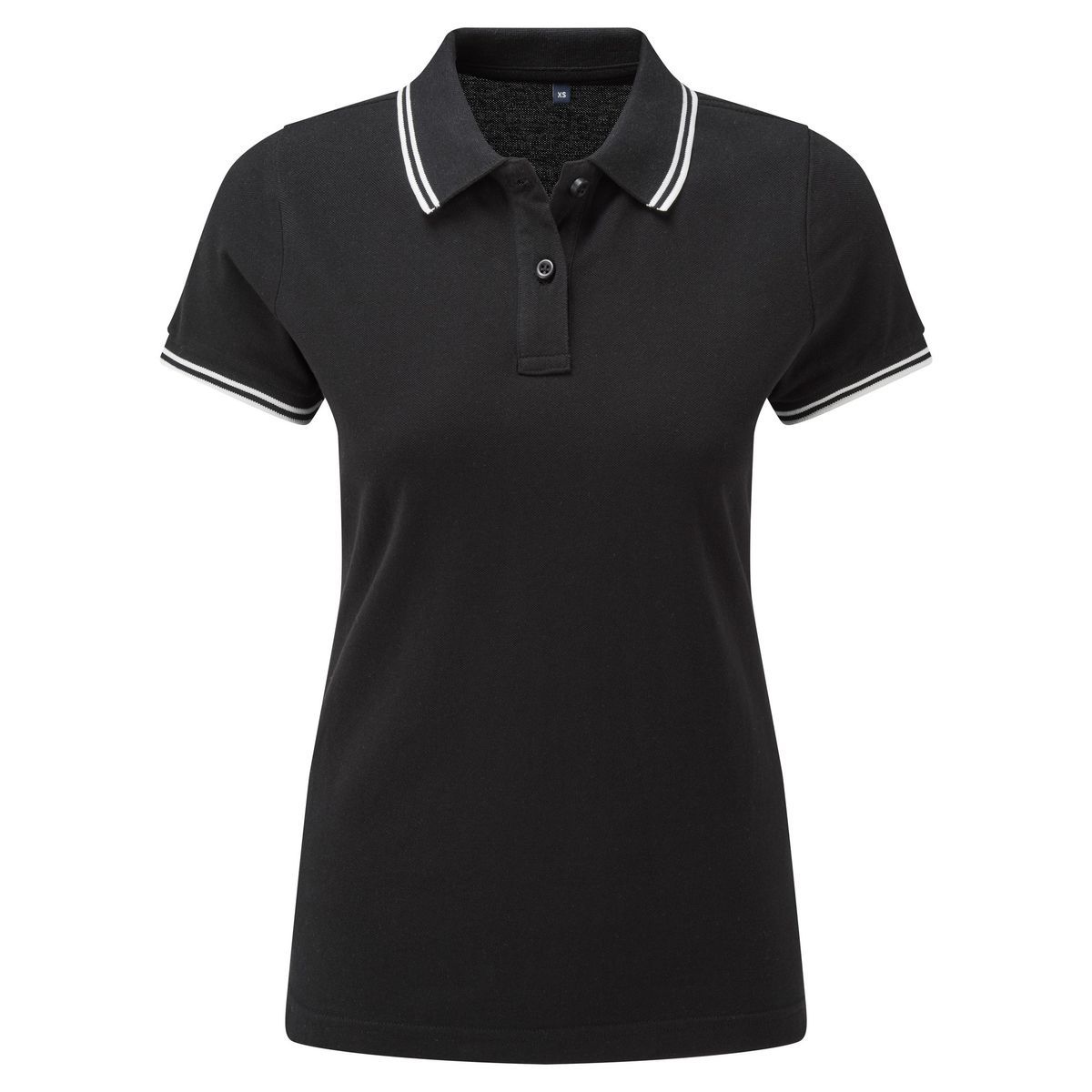 Klassisches Piqué-Polo mit Kontraststreifen