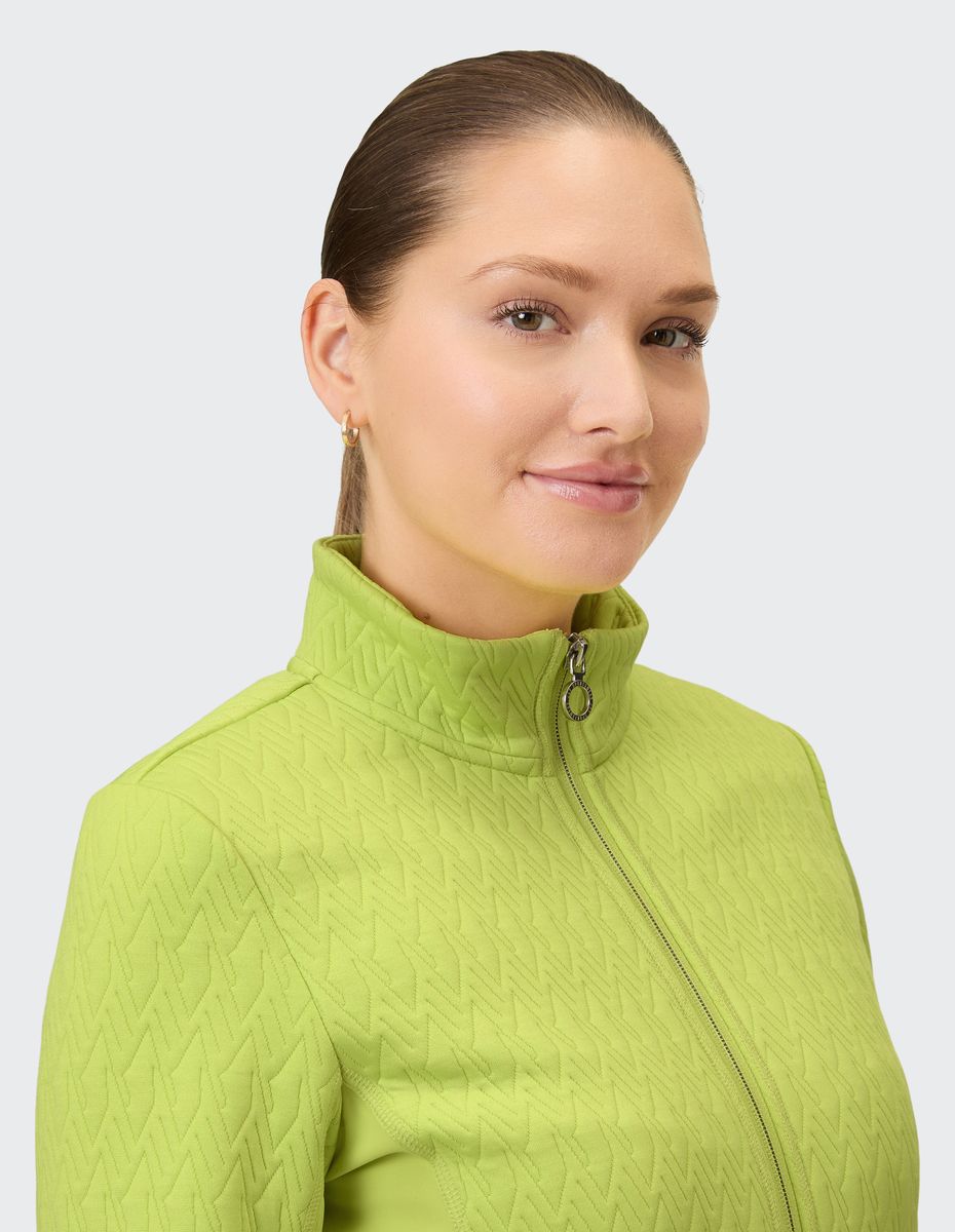 Strukturierte Performance-Jacke