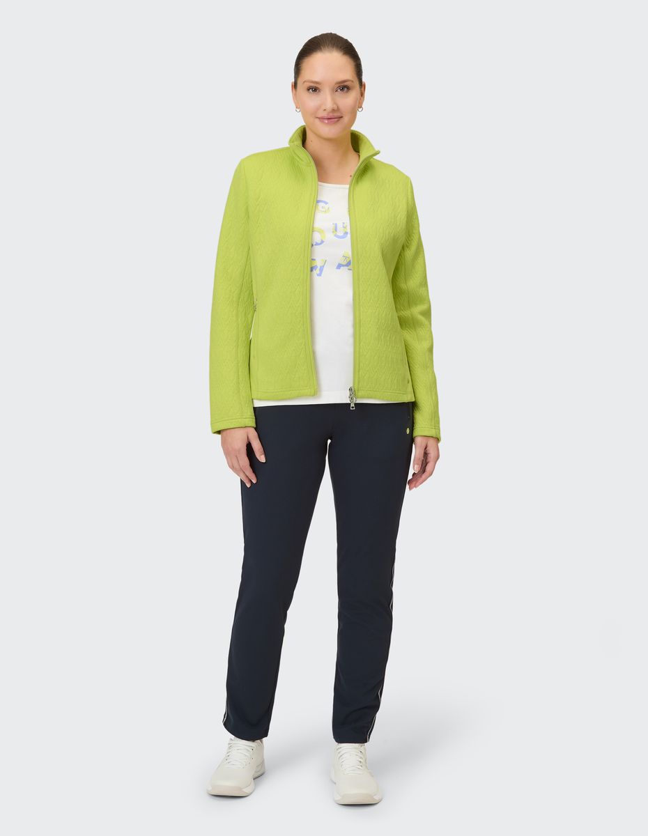 Strukturierte Performance-Jacke