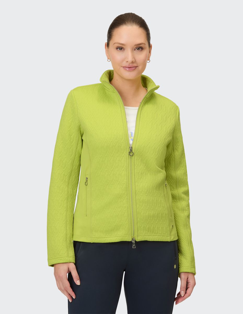 Strukturierte Performance-Jacke