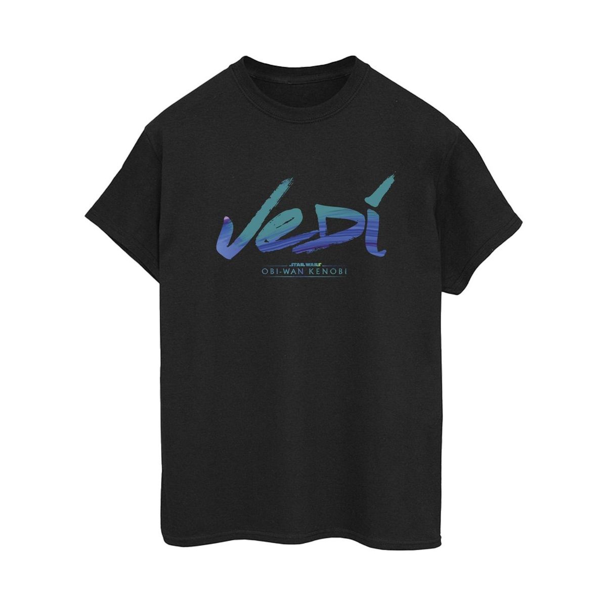 Boyfriend T-Shirt mit Jedi-Schriftzug