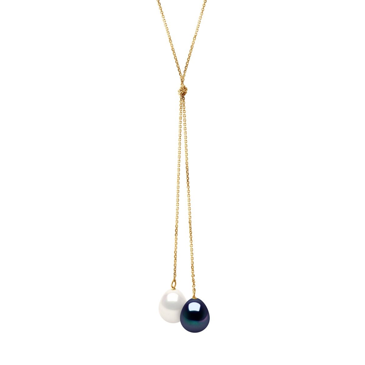 You & Me Perlen-Lariat-Halskette