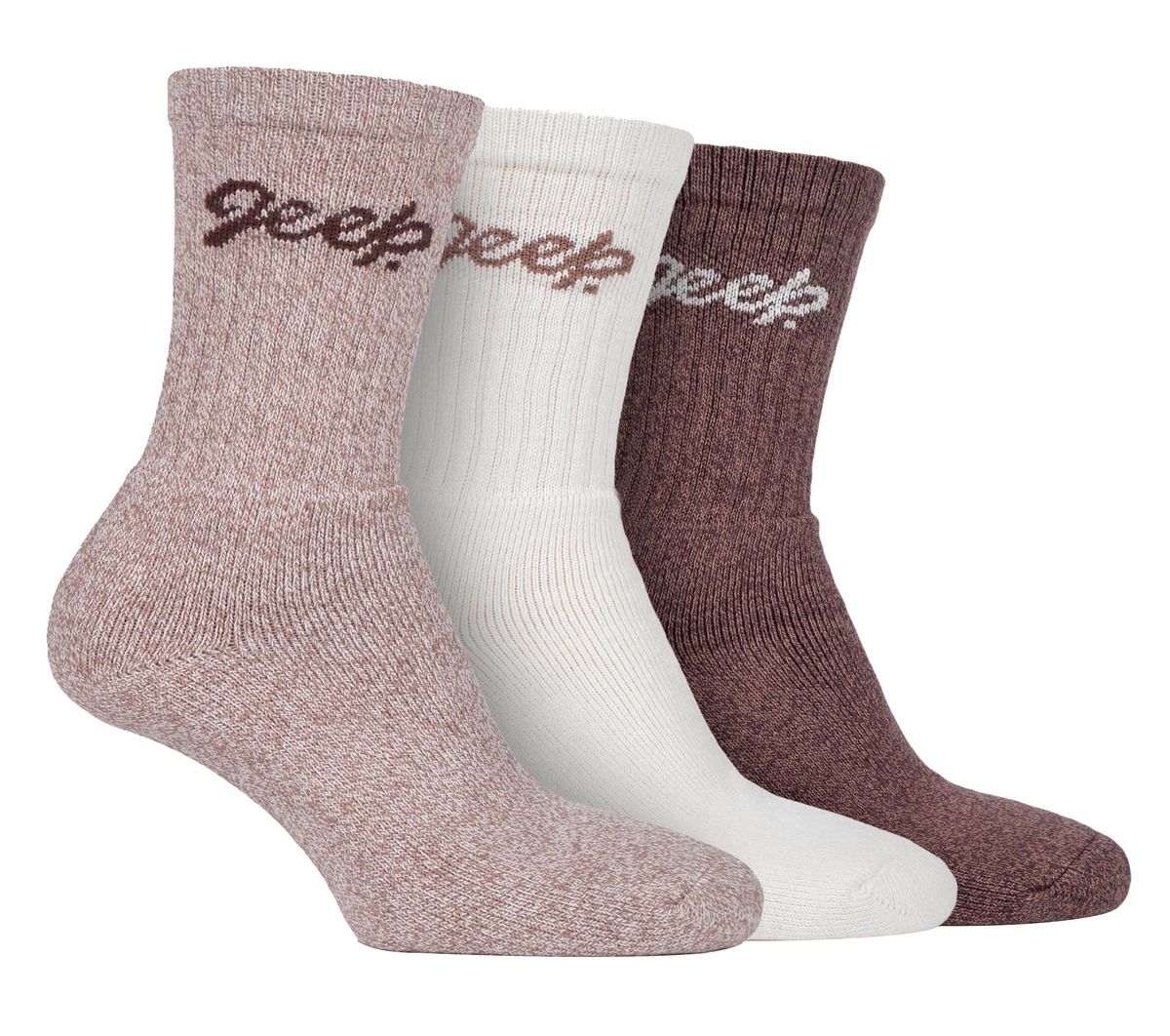 Gerippte gepolsterte Baumwoll-Stiefelsocken