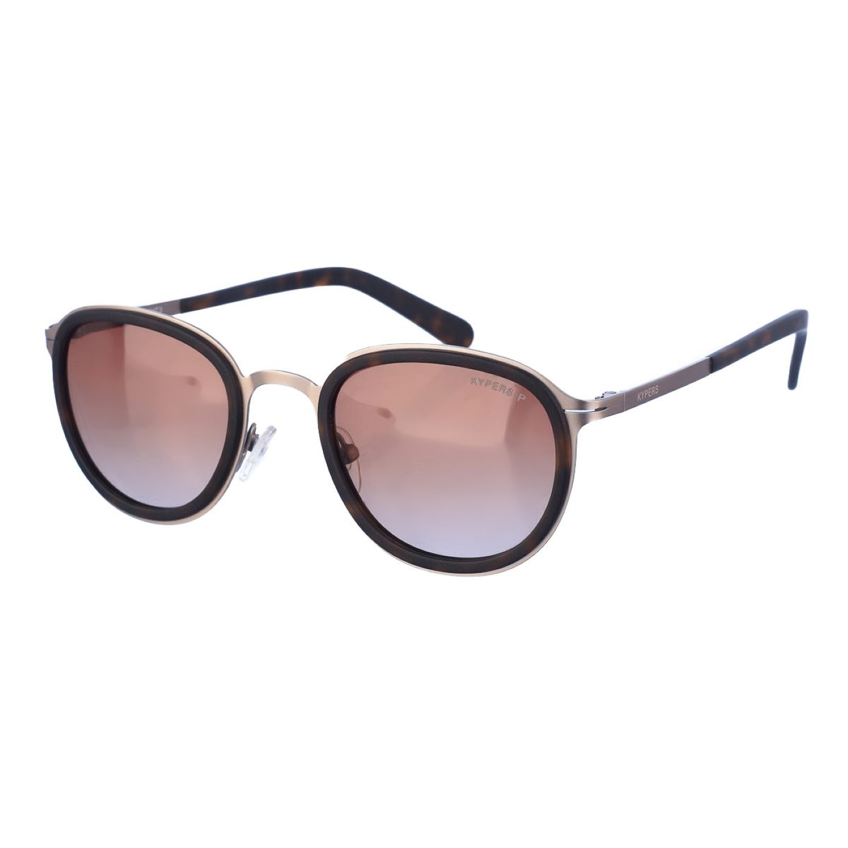 Elegante ovale Sonnenbrille mit Metallrahmen
