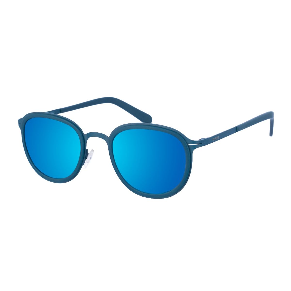 Elegante ovale Sonnenbrille mit Metallrahmen