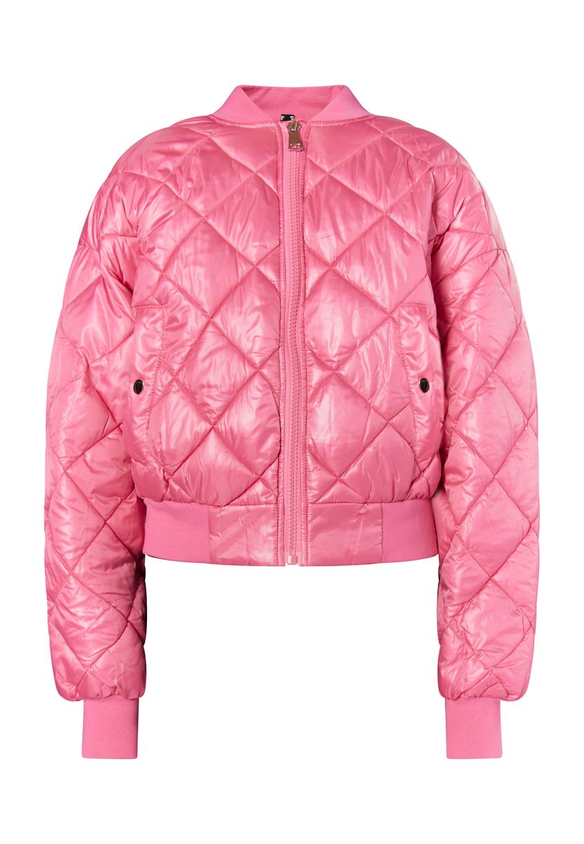 Diamantgesteppter Wattierter Bomber Blouson