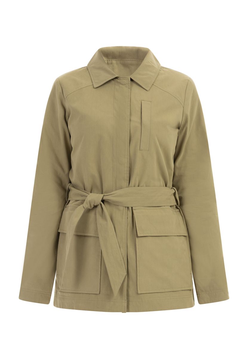 Leichte Fieldjacket mit Gürtel