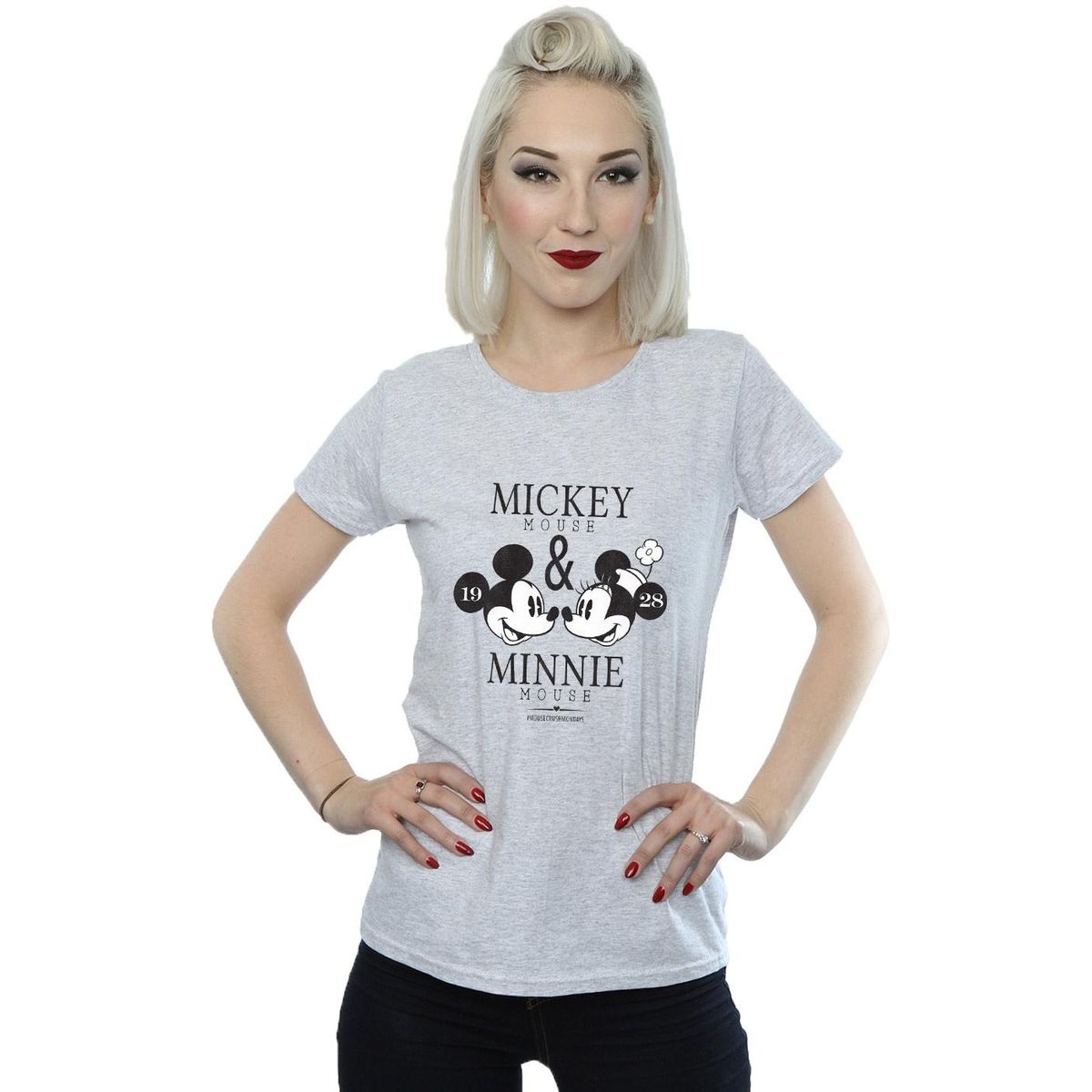 Micky und Minnie Grafik-T-Shirt