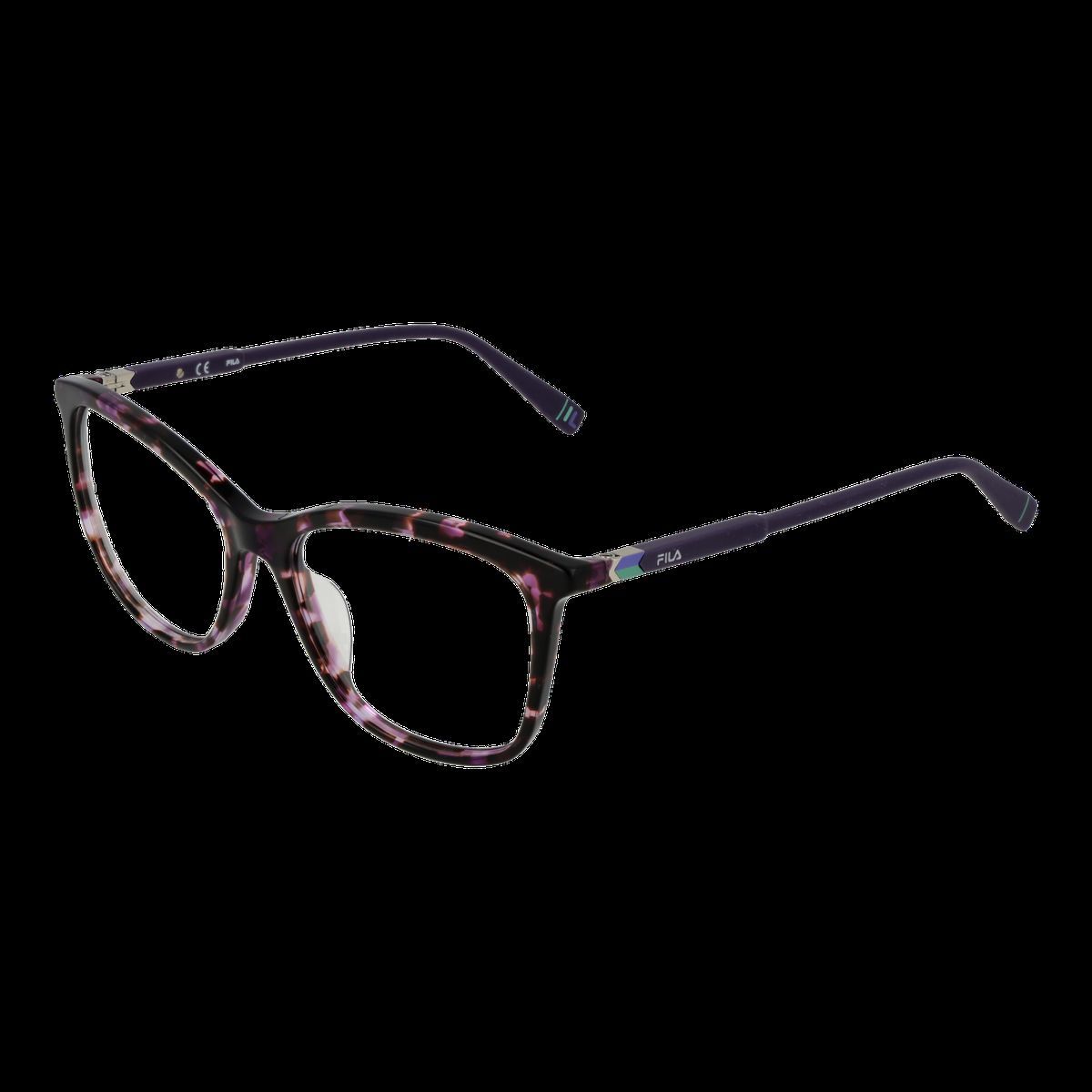 Elegante Quadratische Brillenfassung in Schildpatt-Optik