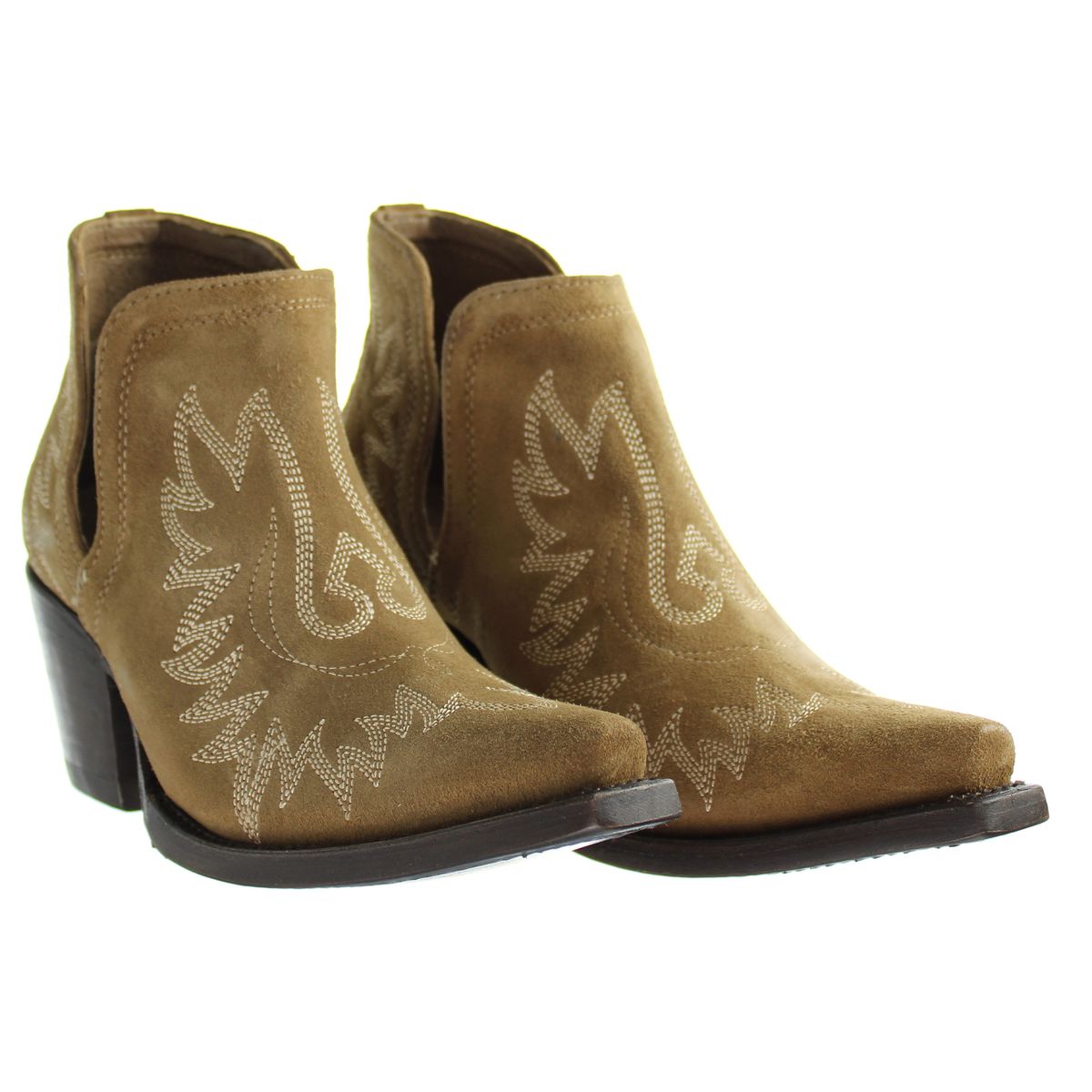 Western-Stiefeletten mit Ausschnitten