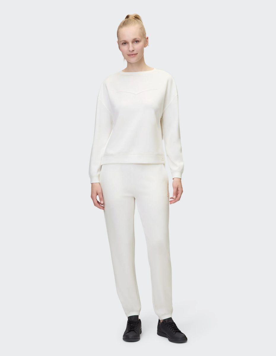 Minimalistisches sportliches Crewneck-Sweatshirt