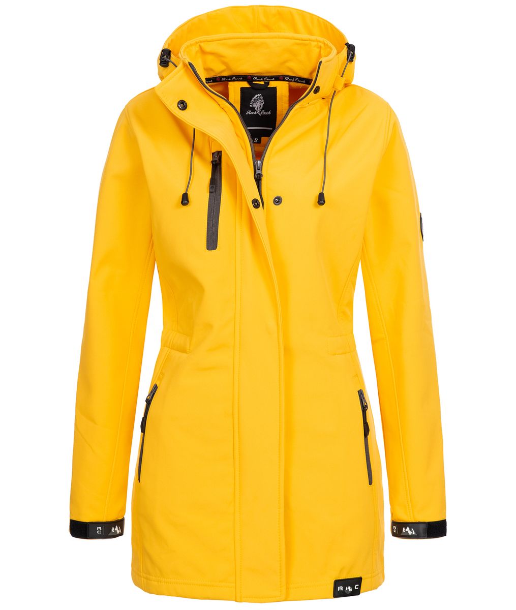 Sportliche Softshell-Outdoorjacke mit Kapuze