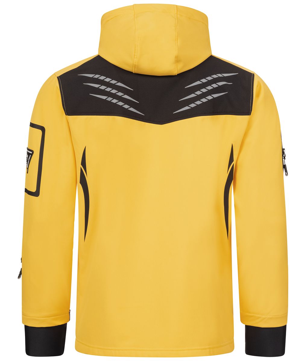 Sportliche Softshell-Outdoorjacke mit Kapuze