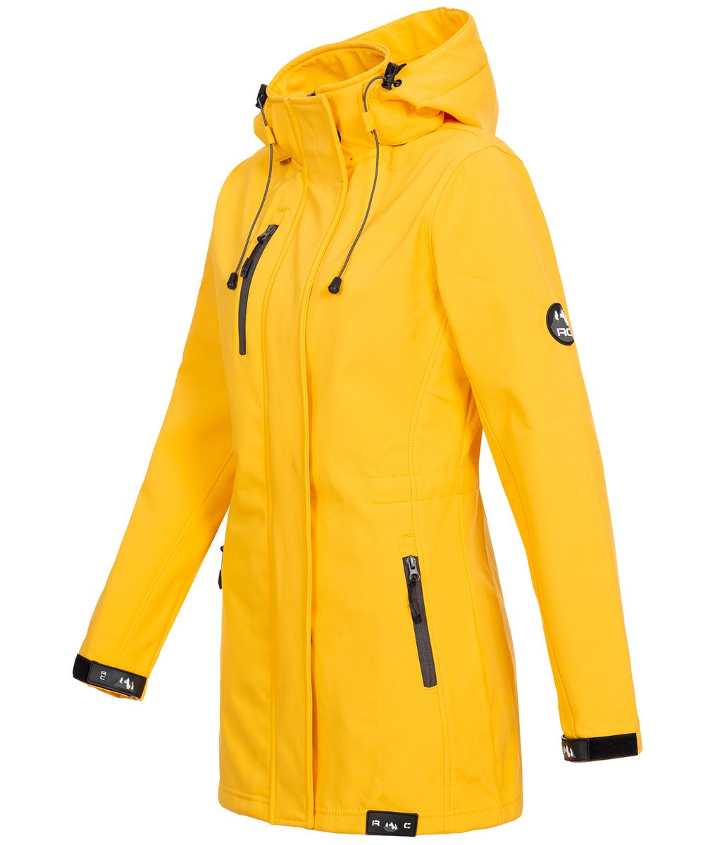 Sportliche Softshell-Outdoorjacke mit Kapuze