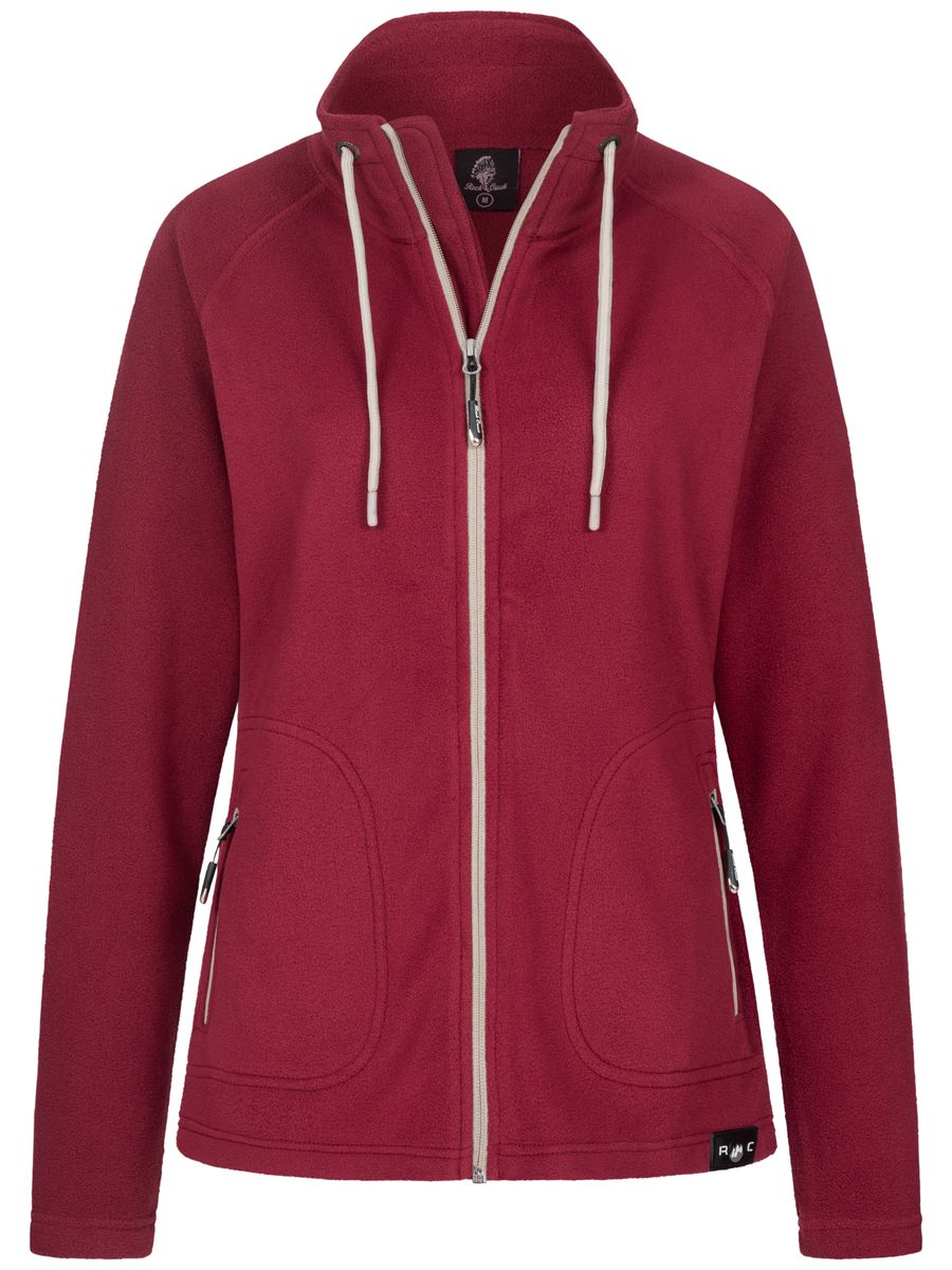 Kuschelige Fleecejacke mit Stehkragen