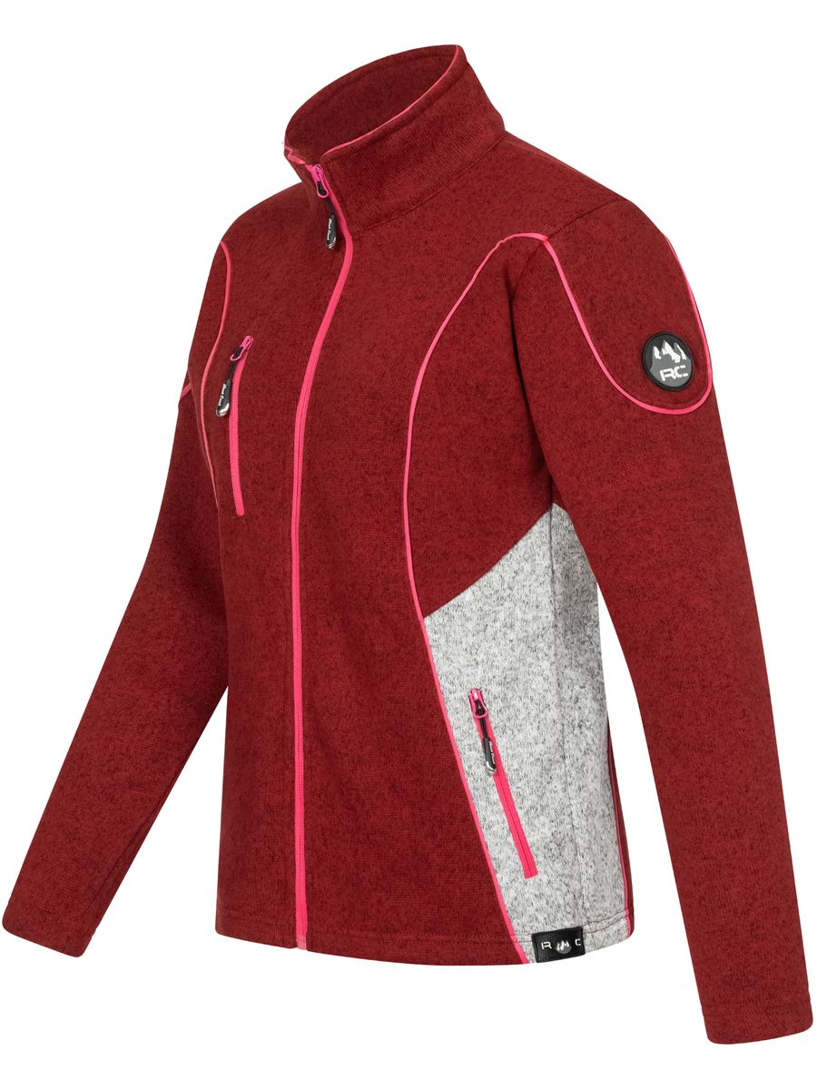 Kuschelige Fleecejacke mit Stehkragen
