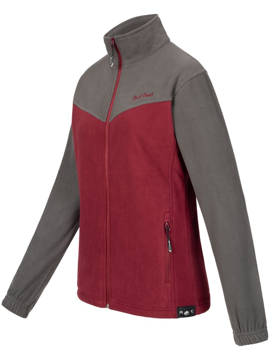 Kuschelige Fleecejacke mit Stehkragen