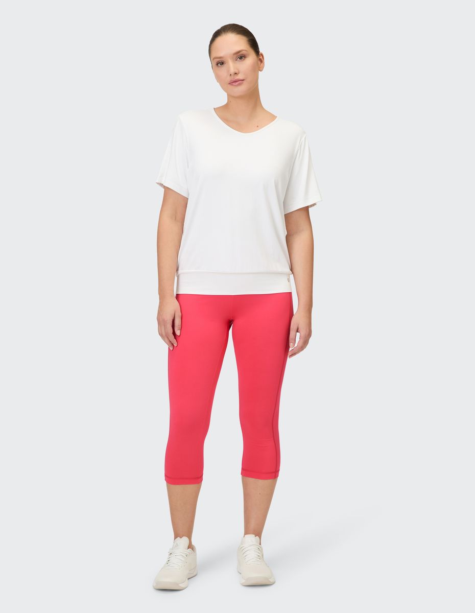 High-Waist Dreiviertel-Sporthose