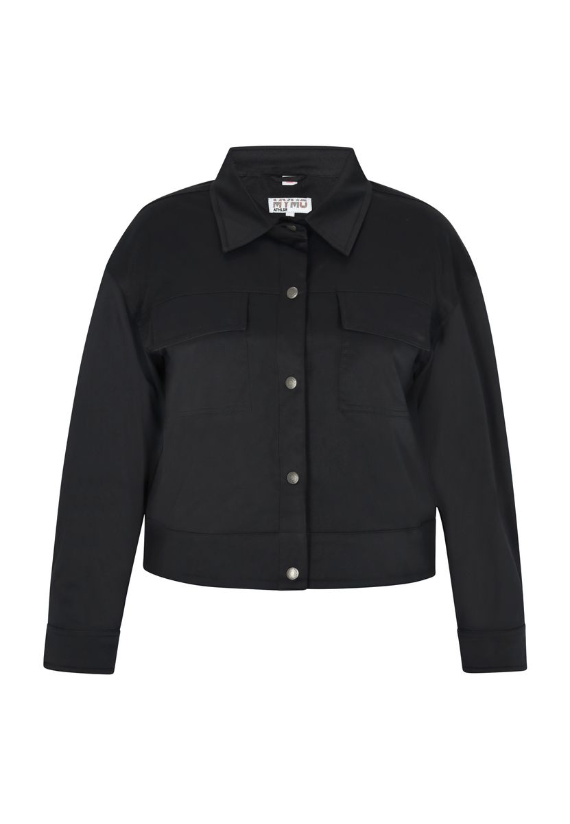 Verkürzte Utility-Jacke mit Knopfleiste