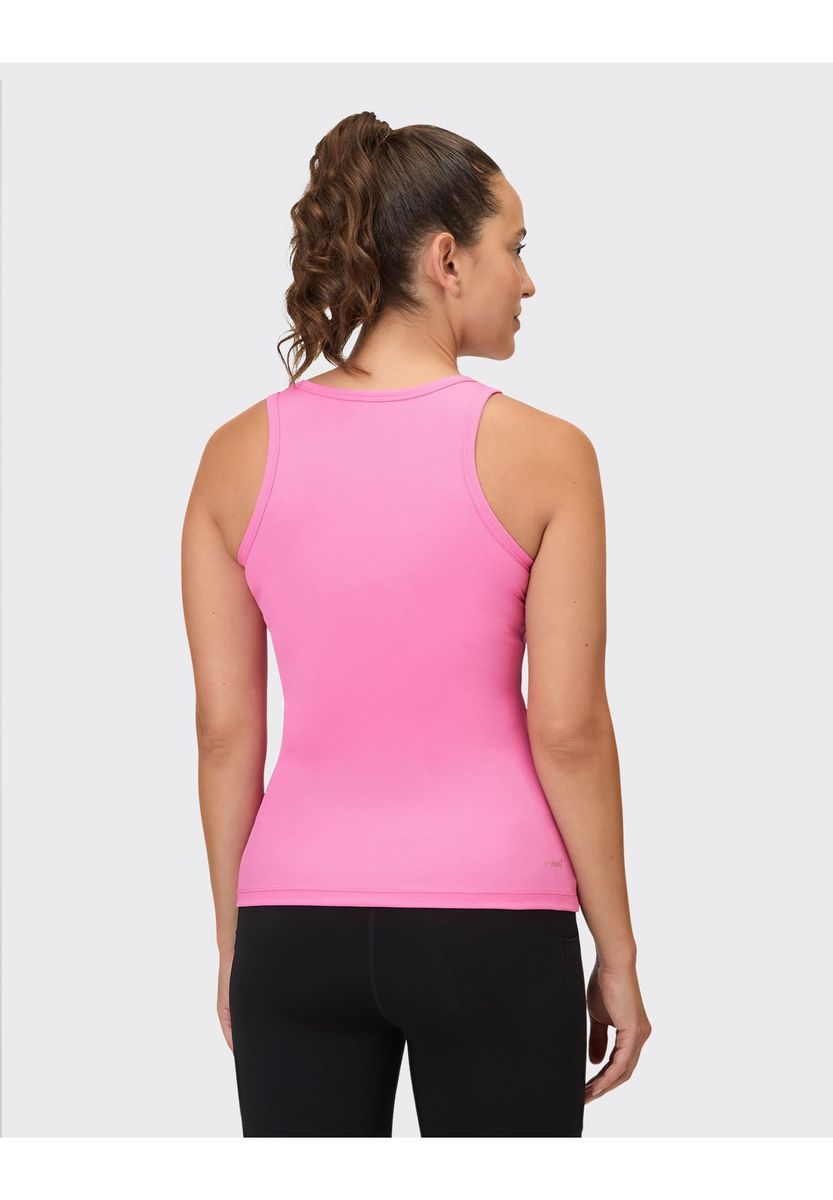 Geripptes Performance Tanktop mit Rundhalsausschnitt