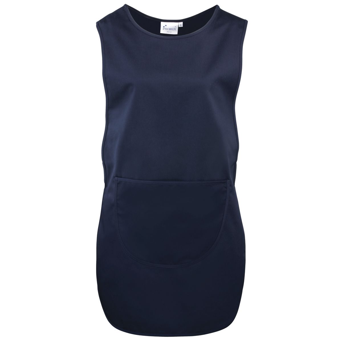 Lange Uniform-Überwurfschürze mit Tasche