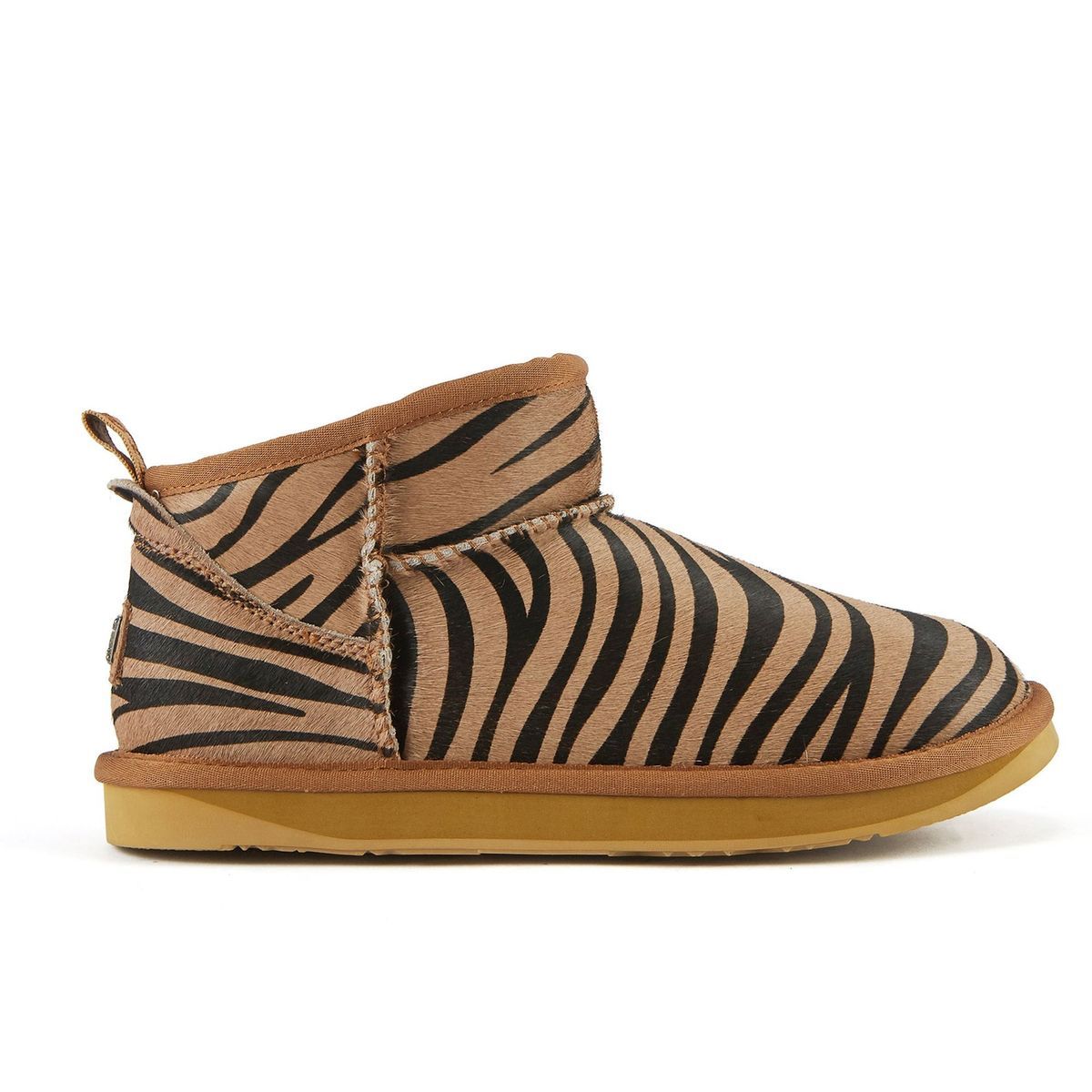 Ultra Mini Zebra-Print Stiefel