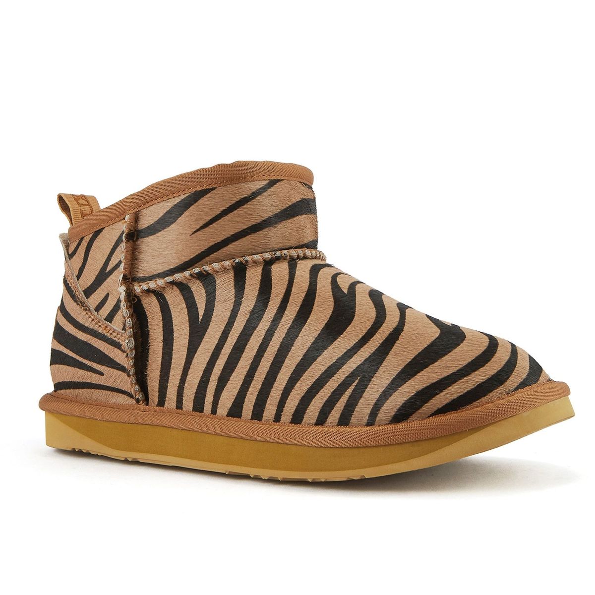 Ultra Mini Zebra-Print Stiefel
