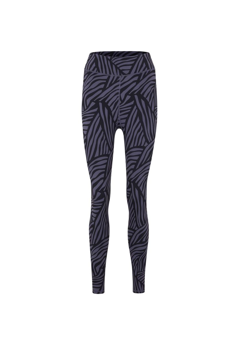 Hochgeschnittene Sport-Leggings mit abstraktem Muster